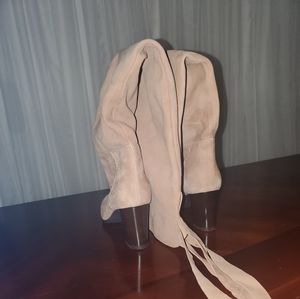 Faux Suede Over-the-Knee Boots